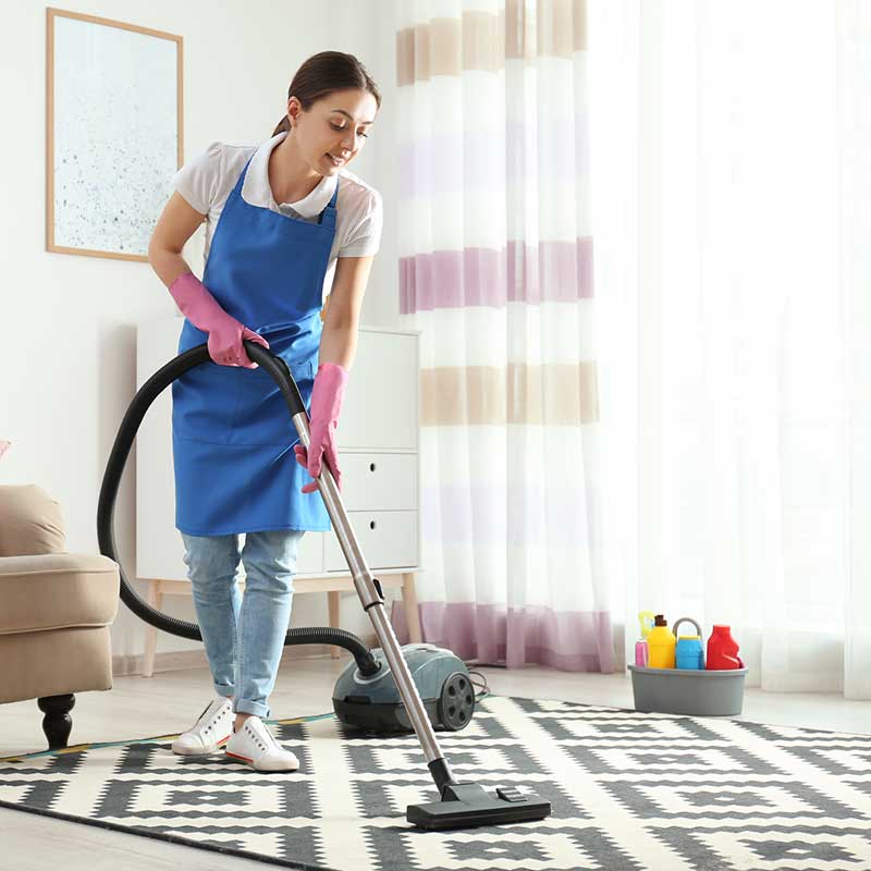 Bibi Recruitment domestic cleaner with vacuum